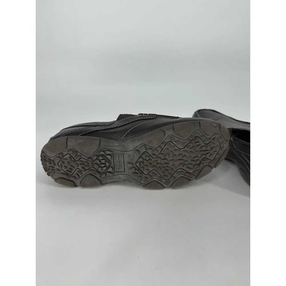 Perry Ellis America Prepp Loafer Brown Leather‎ Fashion Loafers Mens Size 6